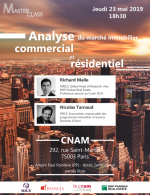 Master Class sur l'immobilier, le jeudi 23 mai au Cnam